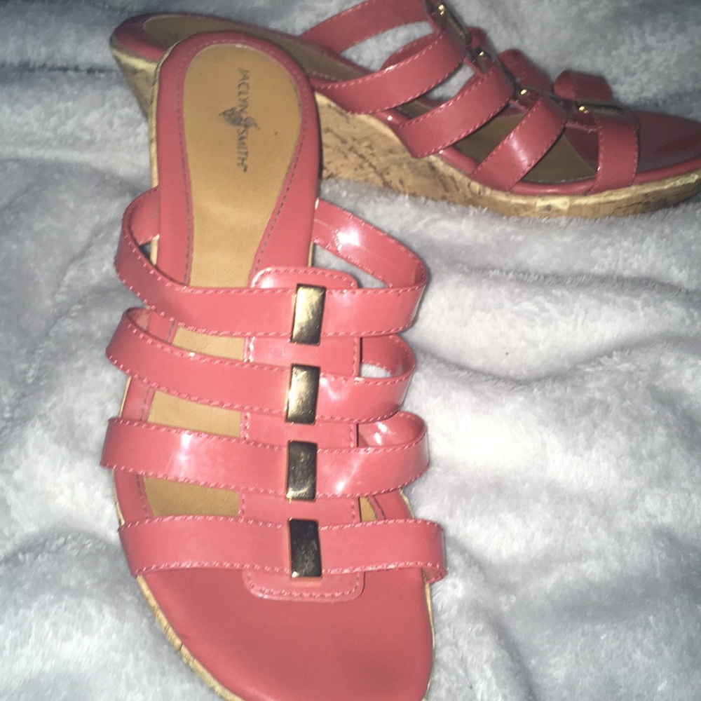 Jaclyn Smith wedge pink